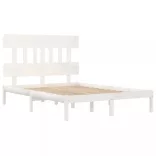fehér tömör fa ágykeret 140 x 190 cm