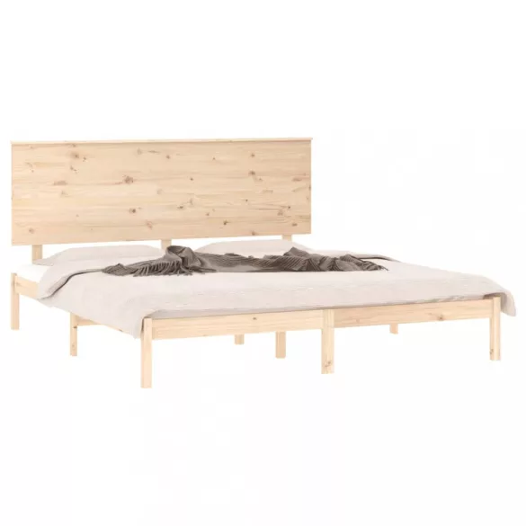 tömör fenyőfa ágy matrac nélkül 200 x 200 cm