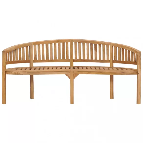 tömör tíkfa banán alakú pad 180 cm