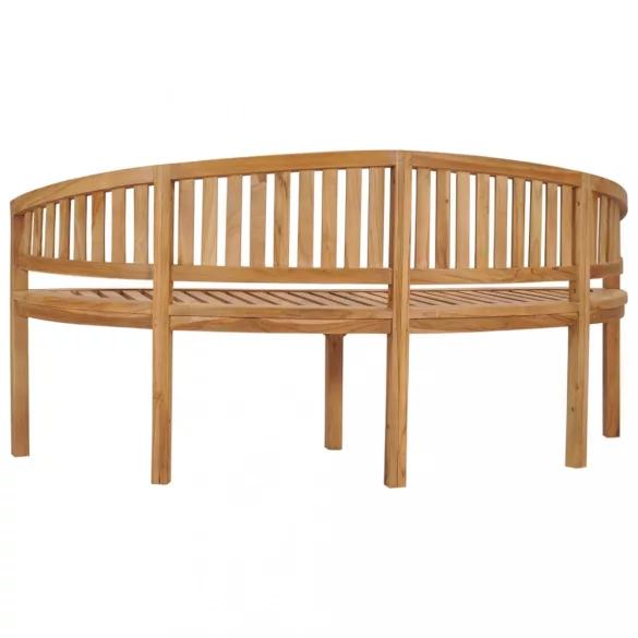 tömör tíkfa banán alakú pad 180 cm