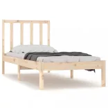 tömör fenyőfa ágy matrac nélkül 75 x 190 cm