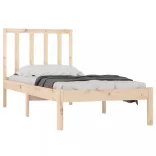 tömör fenyőfa ágy matrac nélkül 75 x 190 cm