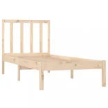 tömör fenyőfa ágy matrac nélkül 75 x 190 cm