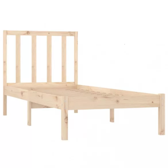 tömör fenyőfa ágy matrac nélkül 75 x 190 cm