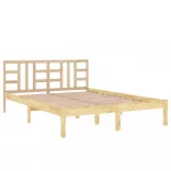 Double tömör fa ágykeret 135 x 190 cm