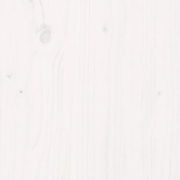 fehér tömör fa ágykeret 100 x 200 cm