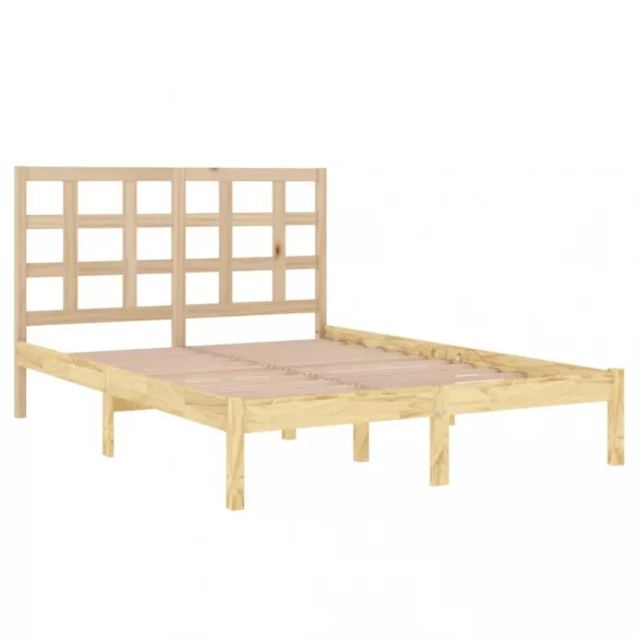 Double tömör fa ágykeret 135 x 190 cm