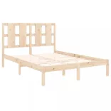 Double tömör fa ágykeret 135 x 190 cm