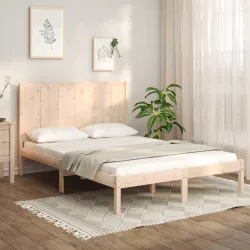 tömör fenyőfa ágy matrac nélkül 150x200 cm