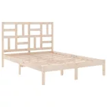 Double tömör fa ágykeret 135 x 190 cm
