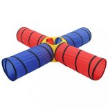 többszínű gyerek-játszóalagút 250 labdával