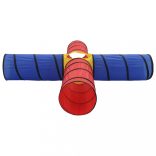 többszínű gyerek-játszóalagút 250 labdával