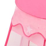 rózsaszín gyerekjátszósátor 250 labdával 102 x 102 x 82 cm