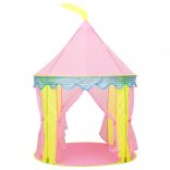 rózsaszín gyerekjátszósátor 250 labdával 100 x 100 x 127 cm