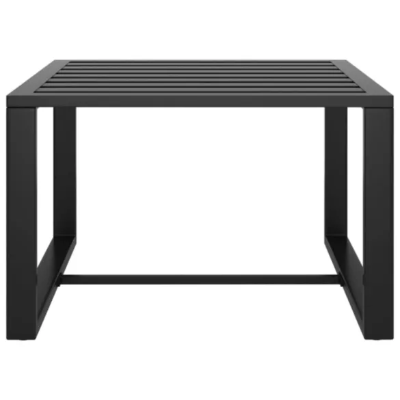 9 részes antracitszürke alumínium kerti ülőgarnitúra párnákkal