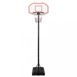 fehér polietilén kosárlabda állvány 282-352 cm