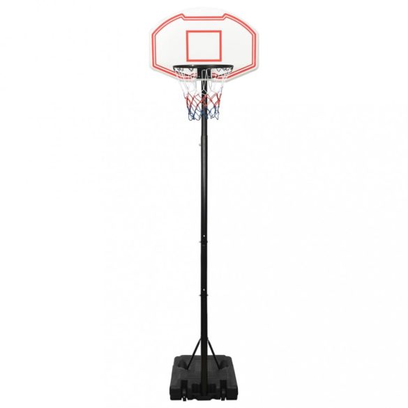 fehér polietilén kosárlabda állvány 282-352 cm