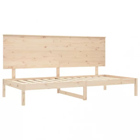 tömör fenyőfa kanapéágy matrac nélkül 80 x 200 cm