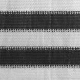 antracitszürke-fehér HDPE erkélynapellenző 120 x 300 cm