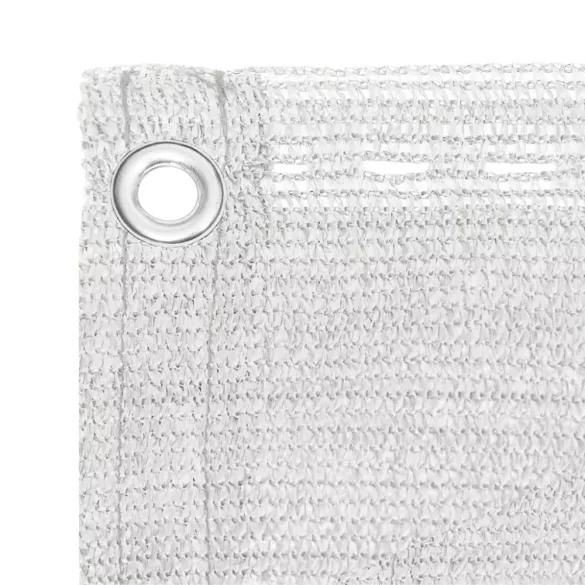 fehér HDPE erkélytakaró 120 x 500 cm