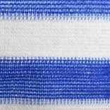 kék és fehér HDPE erkélytakaró 90 x 300 cm