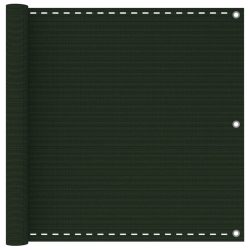 sötétzöld HDPE erkélytakaró 90 x 300 cm