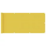 sárga HDPE erkélytakaró 75 x 400 cm
