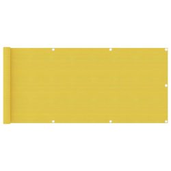 sárga HDPE erkélytakaró 75 x 400 cm