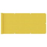 sárga HDPE erkélytakaró 75 x 500 cm