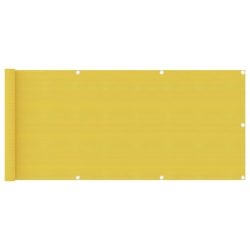 sárga HDPE erkélytakaró 75 x 500 cm