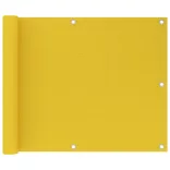 sárga HDPE erkélytakaró 75 x 600 cm