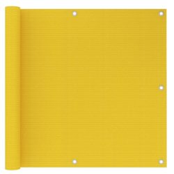 sárga HDPE erkélytakaró 90 x 300 cm