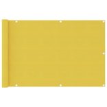 sárga HDPE erkélyparaván 90 x 400 cm