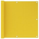 sárga HDPE erkélyparaván 90 x 600 cm