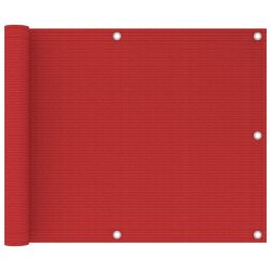 piros HDPE erkélytakaró 75 x 300 cm