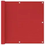 piros HDPE erkélytakaró 90 x 300 cm