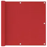 piros HDPE erkélytakaró 90 x 500 cm