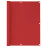 piros HDPE erkélytakaró 120 x 400 cm