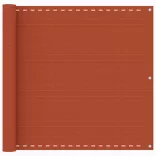 narancssárga HDPE erkélyparaván 90 x 400 cm