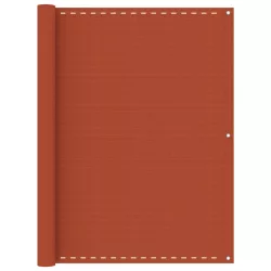 narancssárga HDPE erkélytakaró 120 x 500 cm