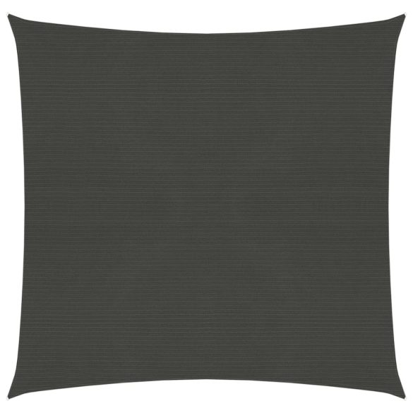 antracitszürke HDPE napvitorla 160 g/m² 4,5 x 4,5 m