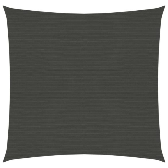 antracitszürke HDPE napvitorla 160 g/m² 5 x 5 m