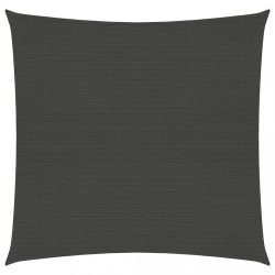 antracitszürke HDPE napvitorla 160 g/m² 6 x 6 m