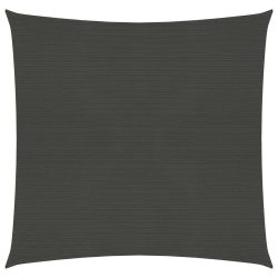 antracitszürke HDPE napvitorla 160 g/m² 7 x 7 m