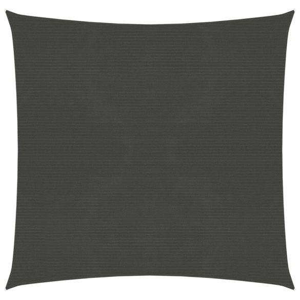 antracitszürke HDPE napvitorla 160 g/m² 7 x 7 m