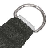 antracitszürke HDPE napvitorla 160 g/m² 7 x 7 m