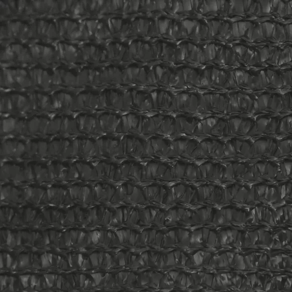 antracitszürke HDPE napvitorla 160 g/m² 2 x 5 m