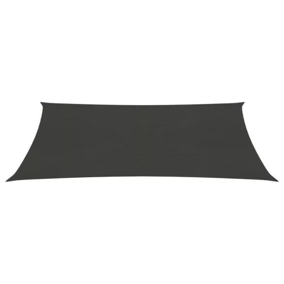 antracitszürke HDPE napvitorla 160 g/m² 3 x 4 m