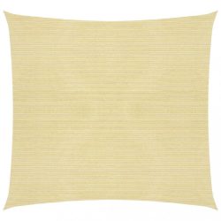 bézs HDPE napvitorla 160 g/m² 2,5 x 2,5 m