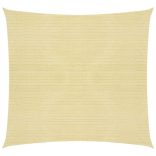 bézs HDPE napvitorla 160 g/m² 4,5 x 4,5m